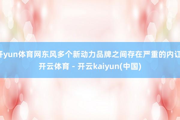 开yun体育网东风多个新动力品牌之间存在严重的内讧-开云体育 - 开云kaiyun(中国)